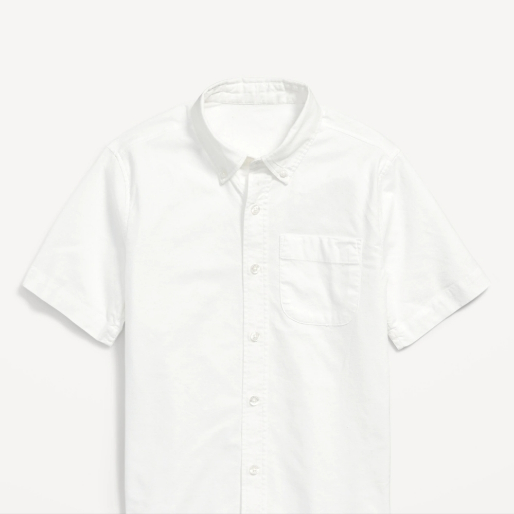Short sleeve oxford shirt boys